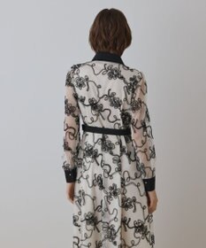 GRACE CONTINENTAL チュールコードレースワンピース