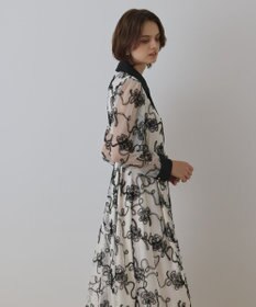 GRACE CONTINENTAL チュールコードレースワンピース