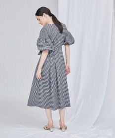 GRACE CONTINENTAL チェックタフタワンピース