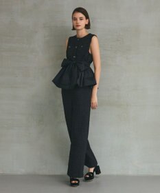 GRACE CONTINENTAL ツイードイージーパンツ