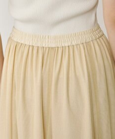 GRACE CONTINENTAL ラメチュールスカート