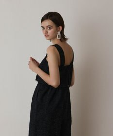 GRACE CONTINENTAL カットジャガードサロペット