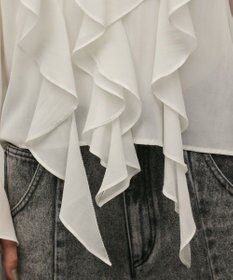 GRACE CONTINENTAL フリルブラウス