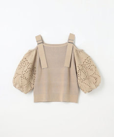 刺繍パフスリーブニットトップ / GRACE CONTINENTAL | GRACE