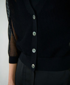 【期間限定10％OFF】0324253143,Diagram,ダイアグラム,メッシュニットカーディガン ,GRACE CONTINENTAL,グレースコンチネンタル,送料無料,定番 メッシュニットカーディガン / GRACE CONTINENTAL | GRACE