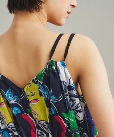 GRACE CONTINENTAL サマーカラープリントカシュクールワンピース サマーカラープリントカシュクールワンピース / GRACE