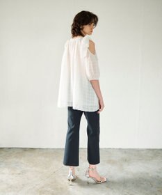 GRACE CONTINENTAL チュールフリルフレアトップ