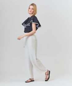 GRACE CONTINENTAL トリアセワイドイージーパンツ