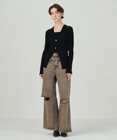 GRACE CONTINENTAL リブニットベスト