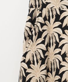 GRACE CONTINENTAL パームモチーフシャツワンピース