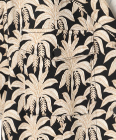 GRACE CONTINENTAL パームモチーフシャツワンピース