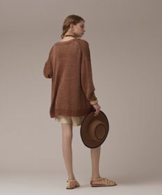 GRACE CONTINENTAL ラメルーズニットカーディガン