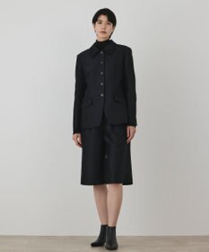 GRACE CONTINENTAL ウールシルクハーフパンツ