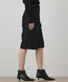 GRACE CONTINENTAL ウールシルクハーフパンツ