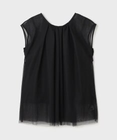 GRACE CONTINENTAL チュールタックノースリーブ