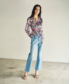 GRACE CONTINENTAL グラデフラワープリントトップ