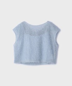 GRACE CONTINENTAL バックフレアチュールトップ
