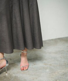 GRACE CONTINENTAL トリアセリネンフレアマキシ