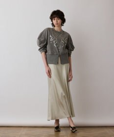 GRACE CONTINENTAL ピグメントショートトップ