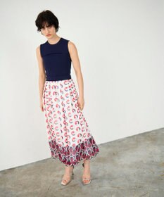 GRACE CONTINENTAL マリンニットワンピース