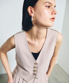 GRACE CONTINENTAL トリアセショートジレ