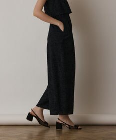 GRACE CONTINENTAL カットジャガードサロペット