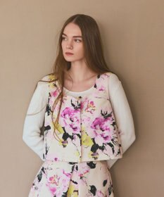 GRACE CONTINENTAL 綿カシミヤインナートップ