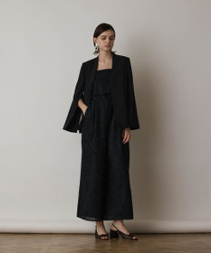 GRACE CONTINENTAL ダブルクロスノーカラージャケット