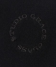 GRACE CONTINENTAL ロゴ刺繍ニットパーカー