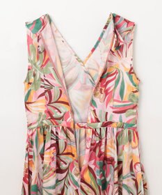 GRACE CONTINENTAL リーフプリントワンピース