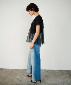 GRACE CONTINENTAL チュールレイヤードトップ