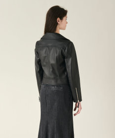 GRACE CONTINENTAL ラムレザーライダースジャケット