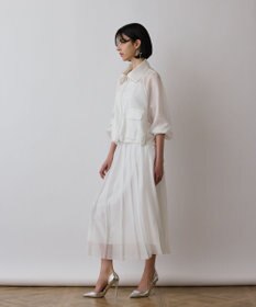 GRACE CONTINENTAL ブライトメッシュブルゾン