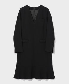 GRACE CONTINENTAL ダブルクロスドレス