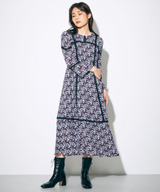 グレースコンチネンタル 1点物 小花パッチレース切替ワンピース / GRACE CONTINENTAL | GRACE