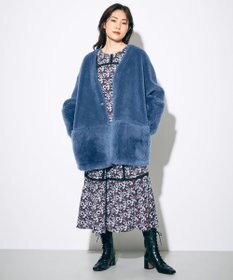 グレースコンチネンタル 小花パッチレース切り替えワンピース GRACE CONTINENTAL ワンピース 小花パッチレース切替ワンピース