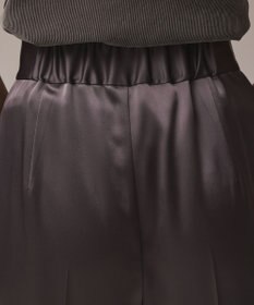 GRACE CONTINENTAL トリアセサテンワイドパンツ