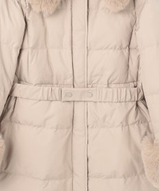 GRACE CONTINENTAL ファーパーツ付ロングダウン