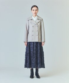 GRACE CONTINENTAL ラムレザーPコート