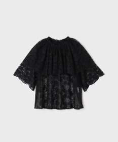 GRACE CONTINENTAL レースケープブラウス