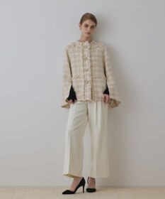 GRACE CONTINENTAL ダブルクロスマリンパンツ