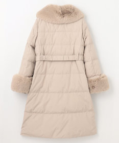 GRACE CONTINENTAL ファーパーツ付ロングダウン