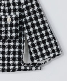 GRACE CONTINENTAL チェックツイードショートジャケット