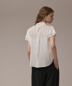 GRACE CONTINENTAL フリルボウタイブラウス