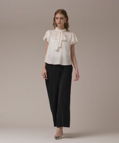 GRACE CONTINENTAL フリルボウタイブラウス