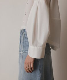 GRACE CONTINENTAL ビジューシャツ