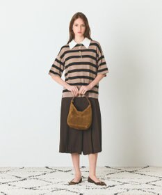 GRACE CONTINENTAL ボーダーニットトップ