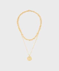 GRACE CONTINENTAL コインダブルネックレス