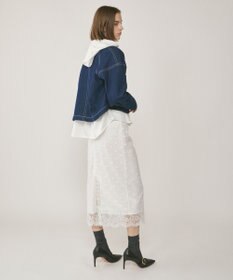 ♡♡専用ページ グレースコンチネンタル アイボリー フード付きショートスリーブ ショートテーラージャケット / GRACE CONTINENTAL | GRACE