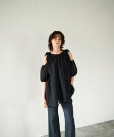 チュールフリルフレアトップ レディース GRACE CONTINENTAL チュールフリルフレアトップ レディース